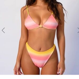 NWT Skatie x Rocky Barnes Kelly Swim Bottom